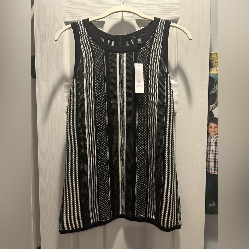 NWT WHBM sleeveless sweater Size L